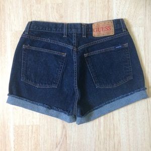 Guess Vintage High Rise Mom Shorts